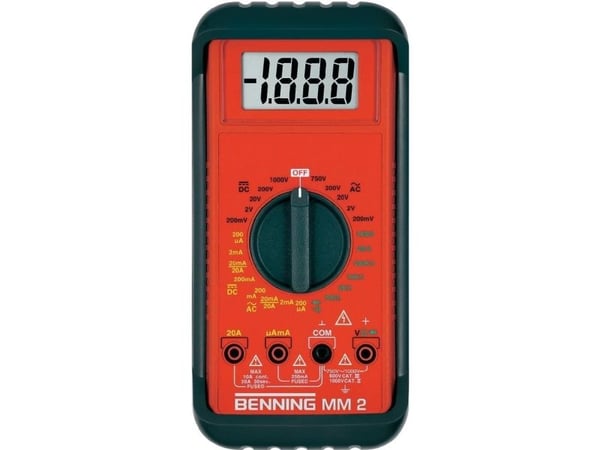 Benning 044028 digital hånd-multimeter CAT III 600 V (antall): 2000
