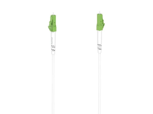 Hama fiberoptisk nettverkskabel, LC/APC-plugg - LC/APC-plugg, 10 Gbit/s, 0,30 m (00200797)