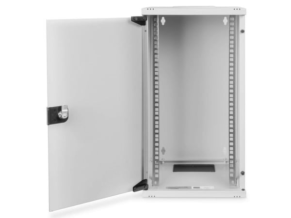 ROLINE 10 tuuman seinäkotelo 12 U 312x300 LxS harmaa - Seinäkotelo (26.21.0026)