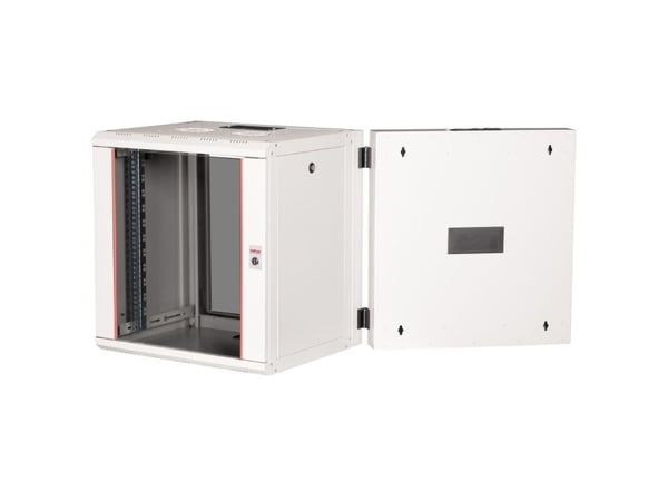 ROLINE 26.21.0012, Veggmonterbar hylle, 12U, 50 kg, Nøkkellås, Rack skinner, 34,9 kg