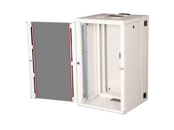 ROLINE 26.21.0014, Veggmonterbar hylle, 20U, 50 kg, Nøkkellås, Rack skinner, 52,1 kg