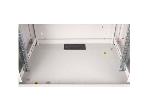 ROLINE 26.21.0000, Veggmonterbar hylle, 7U, Nøkkellås, Rack skinner, 14,5 kg, Grå