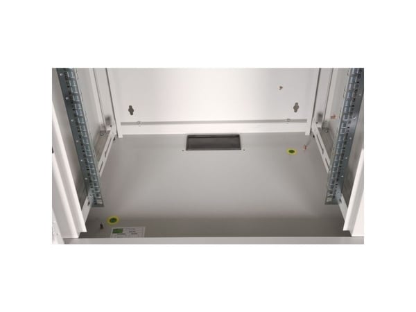 ROLINE 26.21.0002, Veggmonterbar hylle, 9U, Nøkkellås, Rack skinner, 17,6 kg, Grå