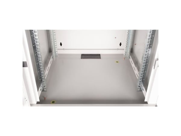 ROLINE 26.21.0003, Veggmonterbar hylle, 9U, Nøkkellås, Rack skinner, 12,2 kg, Grå