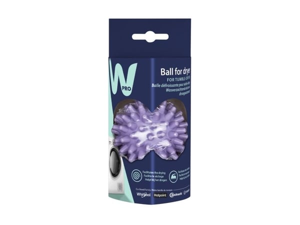 Wpro WBA101, Tørketrommelballer, Lilla, Gummi, 60 mm, 70 mm, 160 mm