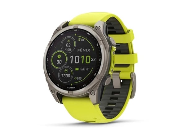 Garmin fenix 8, 3,3 cm (1.3"), Kosketusnäyttö, 32 GB, Wi-Fi, GPS (satelliitti), 80 g
