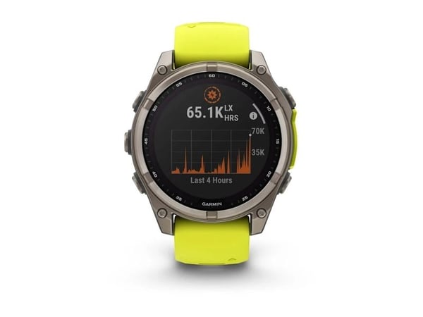 Garmin fenix 8, 3,3 cm (1,3"), berøringsskjerm, 32 GB, Wi-Fi, GPS (satellitt), 80 g