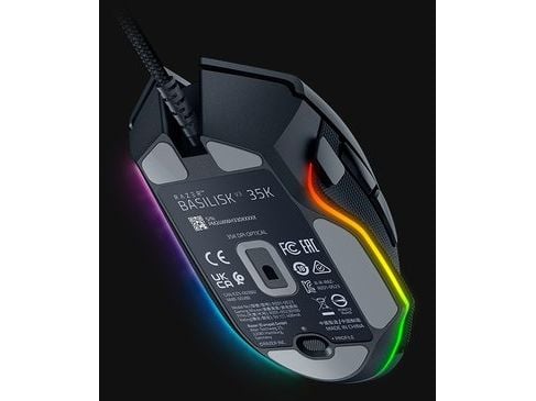 Razer Basilisk V3 35K - Mus - ergonomisk - høyrehendt - optisk - 11 knapper - kablet - USB - svart