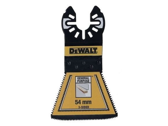 DeWALT DT20773-QZ, Tigersågblad, Metall, Gipsskivor, Plast, Trä, Trä med spik, Bimetall, Svart, Gul, 5,4 cm, 1 styck
