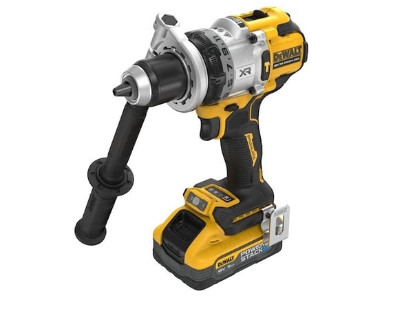 DeWALT DCD1007H2T-QW, Pistooliporakone, Harjaton, musta, Keltainen, 1,3 cm, 2250 RPM, 6,6 cm