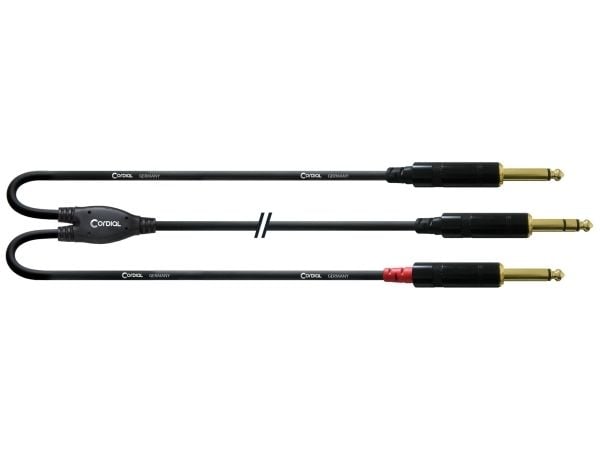 Cordial CFY 6 VPP, 2 x 6.35mm, Hankjønn, 6.35mm, Hankjønn, 6 m, Sort
