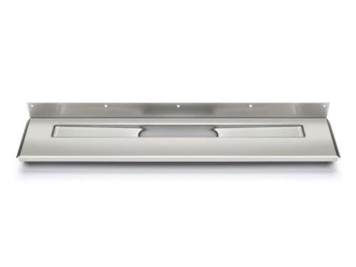 UNIDRAIN 1004 afløbsarmatur 600 mm med en vægflange. Placeres ikke op af sidevæg. Kombiner m/ClassicLine rist og ramme