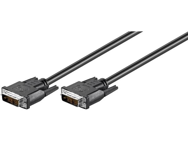 Goobay MMK 120-200 18+1 DVI-D 2m, 2 m, DVI-D, DVI-D, Sort, Hankjønn/hankjønn
