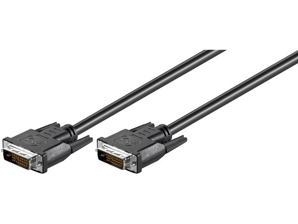 DVI-D Full HD-kabel Dual Link, nikkel