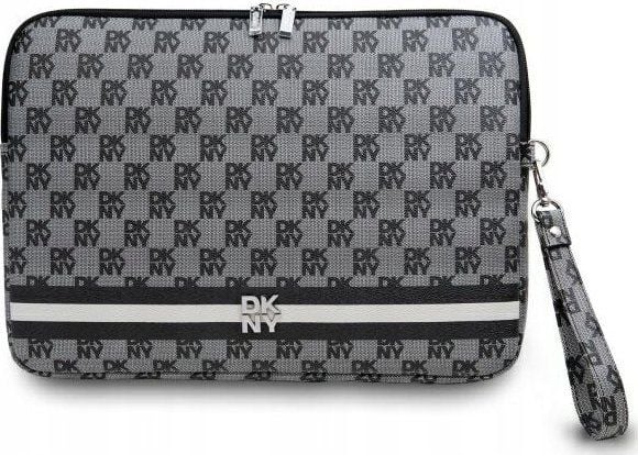 Etui DKNY DKNY Sleeve DKCS14PVSHLK 14"              czarny/black Checkered Pattern Printed Stripes