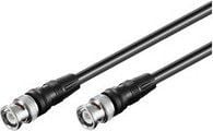 Wentronic Goobay BNC-liitäntäkaapeli, musta, 10 m - BNC-pistoke > BNC-pistoke (50088)