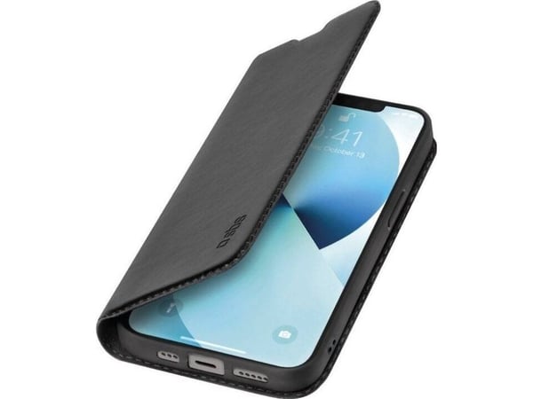 SBS TEBKLITEIP1461K, Lommebok-etui, Apple, iPhone 14, 15,5 cm (6.1"), Svart