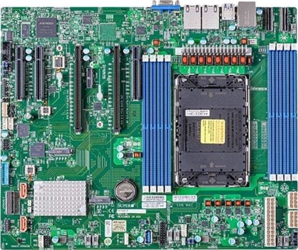 SUPERMICRO X13SEI-F - Hovedkort - ATX - LGA4677 Socket-E - Intel C741 Chipset - USB 3.2 Gen 1 - 2 x Gigabit LAN - innbygd grafikk