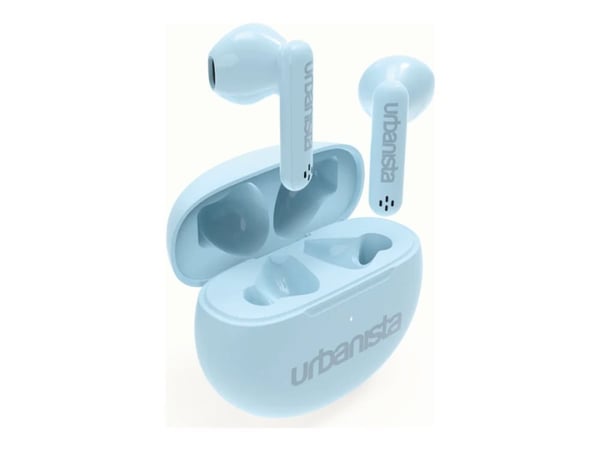 Urbanista Austin - True wireless-hodetelefoner med mikrofon - i øret - Bluetooth - skylight blue