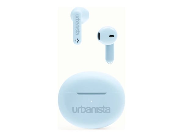 Urbanista Austin - True wireless-hodetelefoner med mikrofon - i øret - Bluetooth - skylight blue