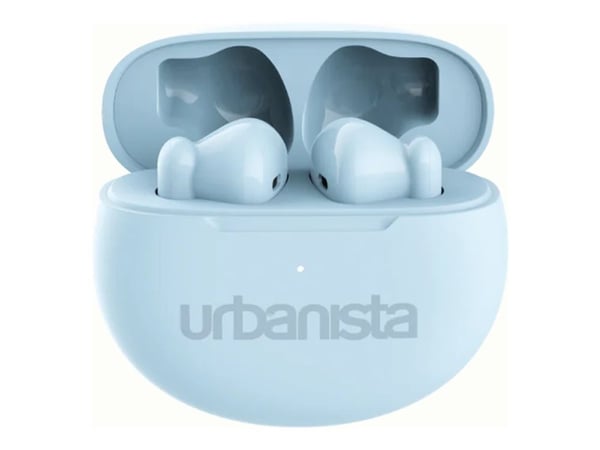 Urbanista Austin - True wireless-hodetelefoner med mikrofon - i øret - Bluetooth - skylight blue