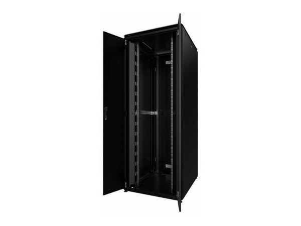 Lanview by Logon Data Line - Rack skap - 800 x 1000 mm - står på gulv - RAL 9005, svart - 42U - 19"