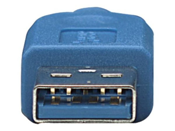Techly 0,5m USB 3.0 A-Micro B M/M, 0,5 m, USB A, Micro-USB B, USB 3.2 Gen 1 (3.1 Gen 1), Hanstik/Hanstik, Blå