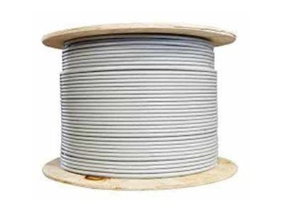 Lanview Dual - Bulkkabel - 305 m - 6.3 mm - U/FTP - CAT 6a - halogenfri, massiva ledare - vit