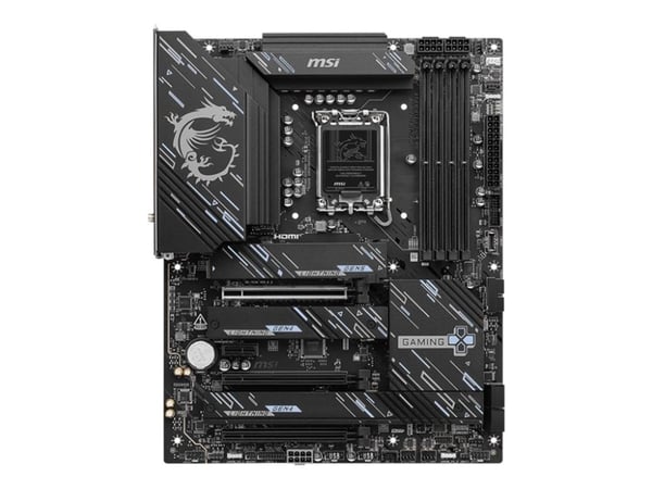 MSI Z890 GAMING PLUS WIFI - Hovedkort - ATX - LGA1851-sokkel - Z890 Chipset - USB-C 3.2 Gen 2x2, USB-C 3.2 Gen2, USB 3.2 Gen 1, USB 3.2 Gen 2 - 5 G...