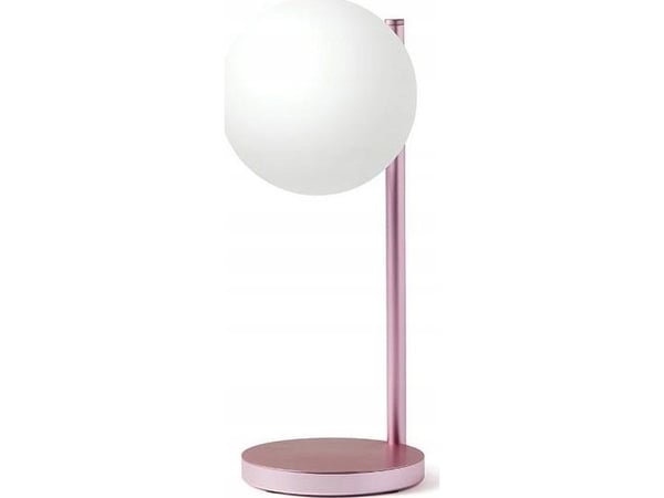 Lexon Bubble bordlampa med LED och induktiv laddare, 15W, ljusrosa LH70LP
