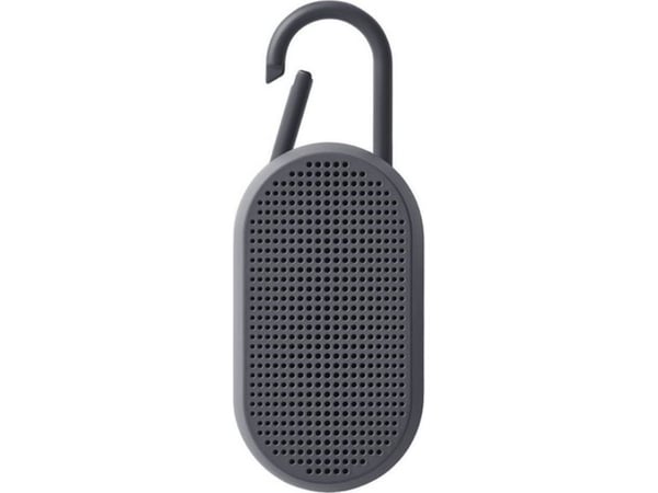 Głośnik Lexon Lexon Mino T Waterproof Speaker with Stand and Carabiner Gray/Grey LA124G