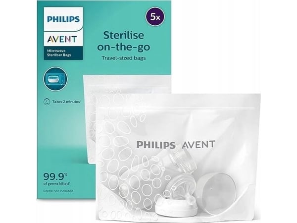 AVENT SCF297/05-MIKROVÅGSSTERILISERINGSPÅSAR A 5 ST