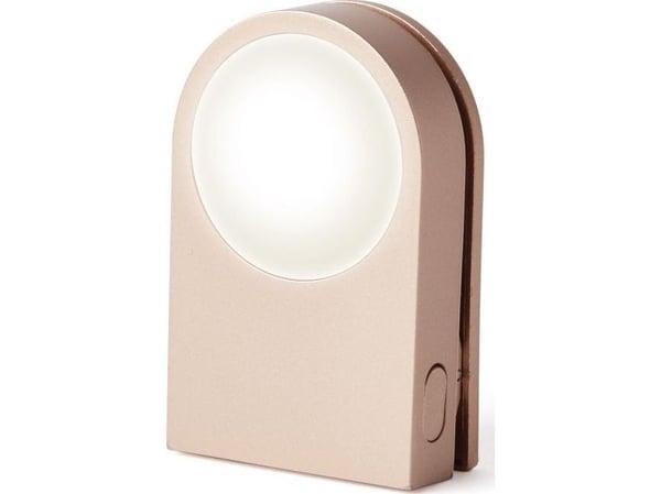 Skrivebordslampe Lexon Lexon Lucie LED clip gold/gold LL121D
