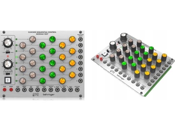 Behringer 1027 CLOCKED SEQUENTIAL CONTRO-modul för modular synth i 2500-serien