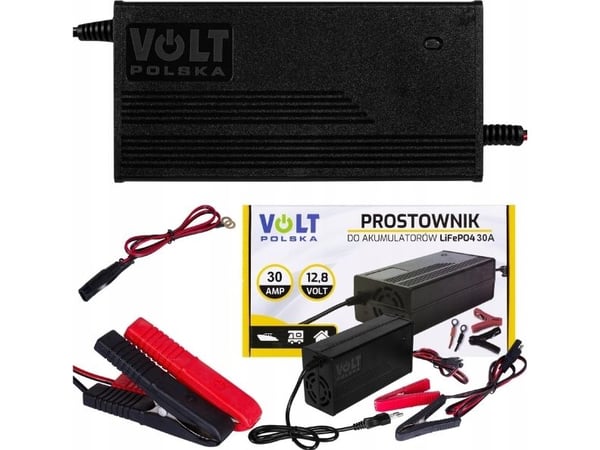 Voltlader Likeretter for LiFePO4 12V 30A batterier