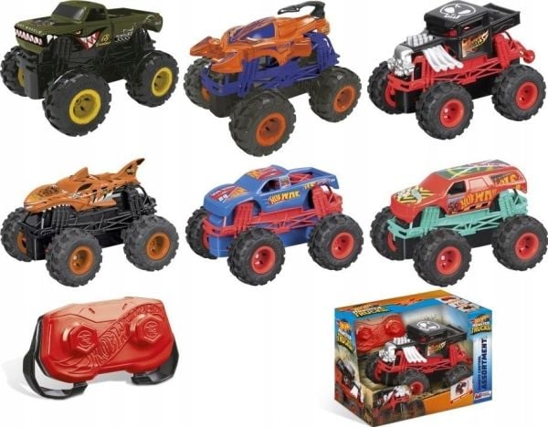 HOT WHEELS radio-ohjattava jeeppi 6 lajitelma