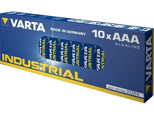 Batteri Varta Industrial Pro AAA 10stk/pakk Verdipakning