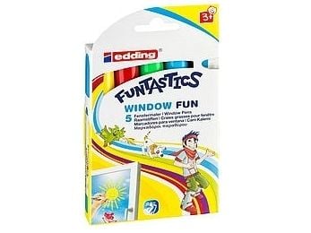 Edding Funtastic Window Fun - 5 vinduspenner