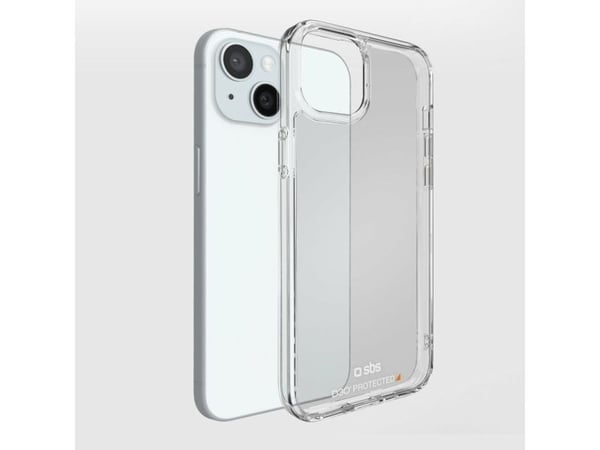SBS D3O deksel til iPhone 15 - gjennomsiktig