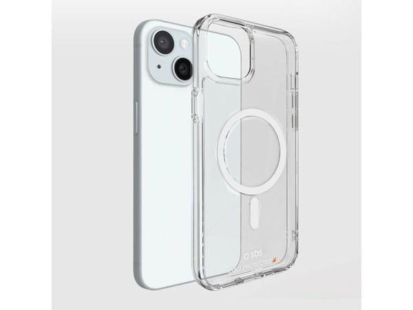 SBS TED3OMAGCOVIP1461, Etui, Apple, iPhone 13, iPhone 14, 15,5 cm (6.1"), Gjennomsiktig