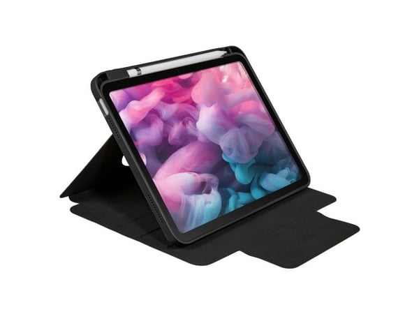 Laut PRESTIGE FOLIO MG - Flipomslag til tablet - læder mønster - sort - for Apple 11-inch iPad Air (M2, M3)