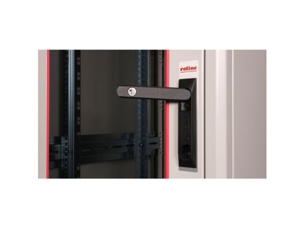 ROLINE 26.21.0037, Frittstående hylle, 32U, 600 kg, Rack skinner, Justerbare bein, 61 kg