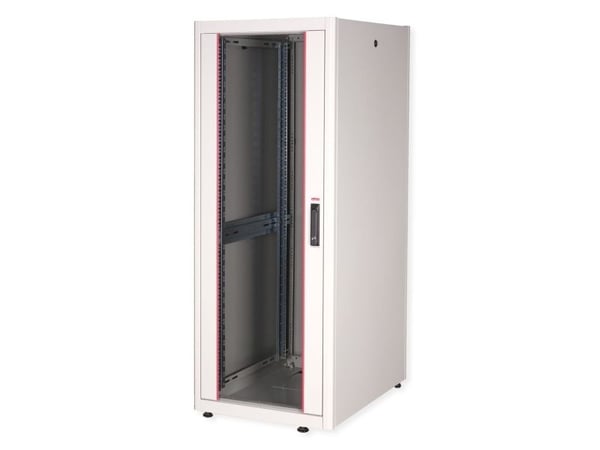 ROLINE 26.21.0038, Fristående rack, 32U, 600 kg, Rackskenor, Justerbara fötter, 68 kg