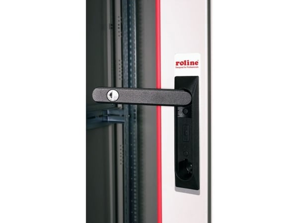 ROLINE 26.21.0039, Frittstående hylle, 32U, 600 kg, Rack skinner, Justerbare bein, 77 kg
