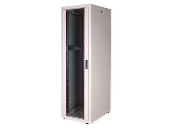 ROLINE 26.21.0043, Fristående rack, 42U, 600 kg, Rackskenor, Justerbara fötter, 81,6 kg