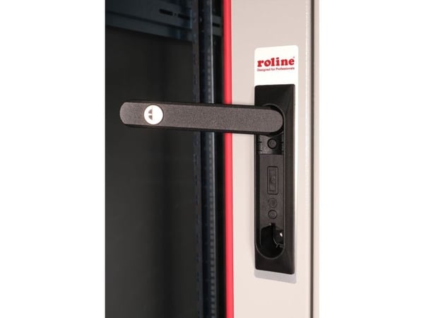 ROLINE 26.21.0043, Vapaasti seisova teline, 42U, 600 kg, Telinekiskot, Säädettävät jalat, 81.6 kg