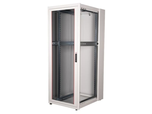ROLINE 26.21.0044, Frittstående hylle, 42U, 600 kg, Rack skinner, Justerbare bein, 113,8 kg