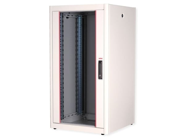 ROLINE 26.21.0031, Fristående rack, 22U, 600 kg, Rackskenor, Justerbara fötter, 45,4 kg