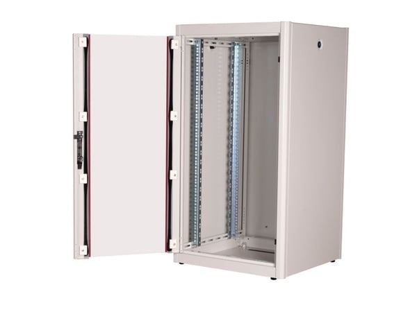 ROLINE 26.21.0031, Frittstående hylle, 22U, 600 kg, Rack skinner, Justerbare bein, 45,4 kg