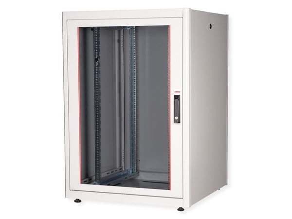ROLINE 26.21.0033, Fristående rack, 22U, 600 kg, Rackskenor, Justerbara fötter, 62 kg